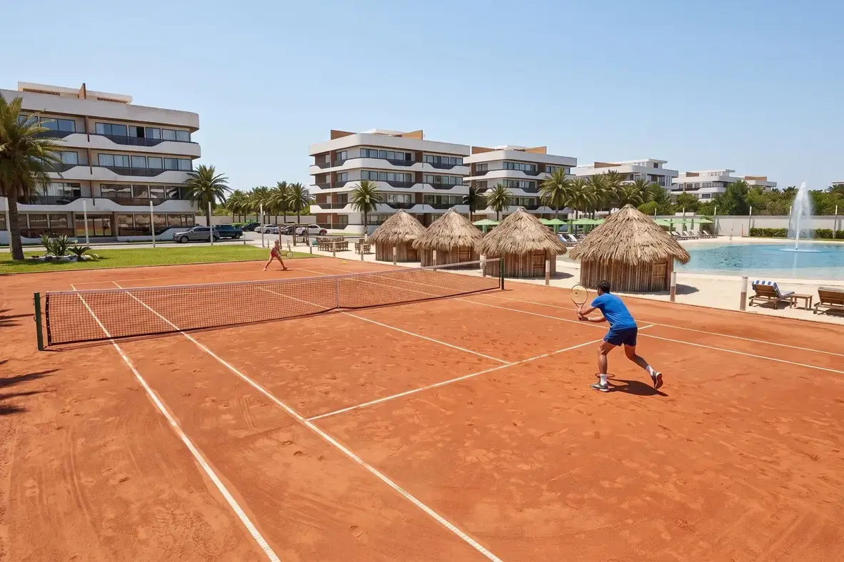 Canchas de Tenis y Padel en Emerald Green Residence Punta Cana